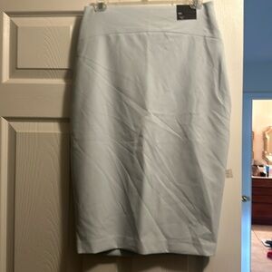 Light blue skirt
